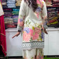 Designer Party Wear Co-Ord Set in Pure Italian Chinon Silk with Floral Print