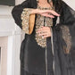 Exclusive Party Wear Satin Outfit with Sequin Embroidery and Farshi Palazzo