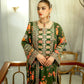 Premium Heavy Chinon Silk Outfit with Organza Embroidery and Patch Work