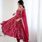 Kavya -SRK Premium Georgette Anarkali and Micro Cotton Churidar