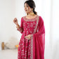 Kavya -SRK Premium Georgette Anarkali and Micro Cotton Churidar