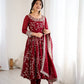 Kavya -SRK Premium Georgette Anarkali and Micro Cotton Churidar