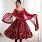 Kavya -SRK Premium Georgette Anarkali and Micro Cotton Churidar