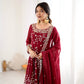 Kavya -SRK Premium Georgette Anarkali and Micro Cotton Churidar