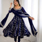 Kavya -SRK Premium Georgette Anarkali and Micro Cotton Churidar