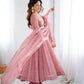 Nehal -SRK Anarkali in Crunchy Silk with Embroidered Design