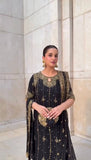 Premium Faux Georgette 3 Piece Set with Embroidered Thread and Sequence Details