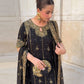 Premium Faux Georgette 3 Piece Set with Embroidered Thread and Sequence Details