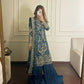 Exclusive Party Wear Outfit in Heavy Faux Georgette with Rivet Moti and Embroidery Work
