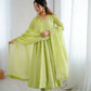 Nehal -SRK Anarkali in Crunchy Silk with Embroidered Design