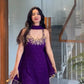 Exclusive Heavy Faux Georgette Sharara Ensemble with Embroidered Top and Dupatta