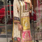 Exclusive Digital Printed Chinon Silk Kurta Ensemble with Real Mirror Hand Work