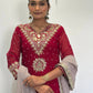 Chic Embroidered Top-Plazzo Set with Matching Dupatta for Special Occasions