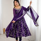 Kavya -SRK Premium Georgette Anarkali and Micro Cotton Churidar