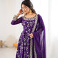 Kavya -SRK Premium Georgette Anarkali and Micro Cotton Churidar