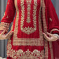 Karwa Chauth Special Heavy Faux Georgette Top-Plazzo Set with Sequence & Embroidery Work