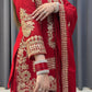 Karwa Chauth Special Heavy Faux Georgette Top-Plazzo Set with Sequence & Embroidery Work