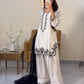 Traditional Modern Farshi Palazzo Style With Hand Embroidered Natural Crepe Top And Dupatta