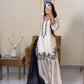 Traditional Modern Farshi Palazzo Style With Hand Embroidered Natural Crepe Top And Dupatta