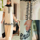 Traditional Modern Farshi Palazzo Style With Hand Embroidered Natural Crepe Top And Dupatta