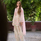Premium Designer Pure Sifon Georgette Ensemble Digital Print Embroidered Top Farshi Palazzo And Dupatta