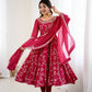 Kavya -SRK Premium Georgette Anarkali and Micro Cotton Churidar