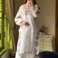 Premium Designer Heavy Riyon Silk Top And Plazzo Ensemble With Full Sleeve Detailing