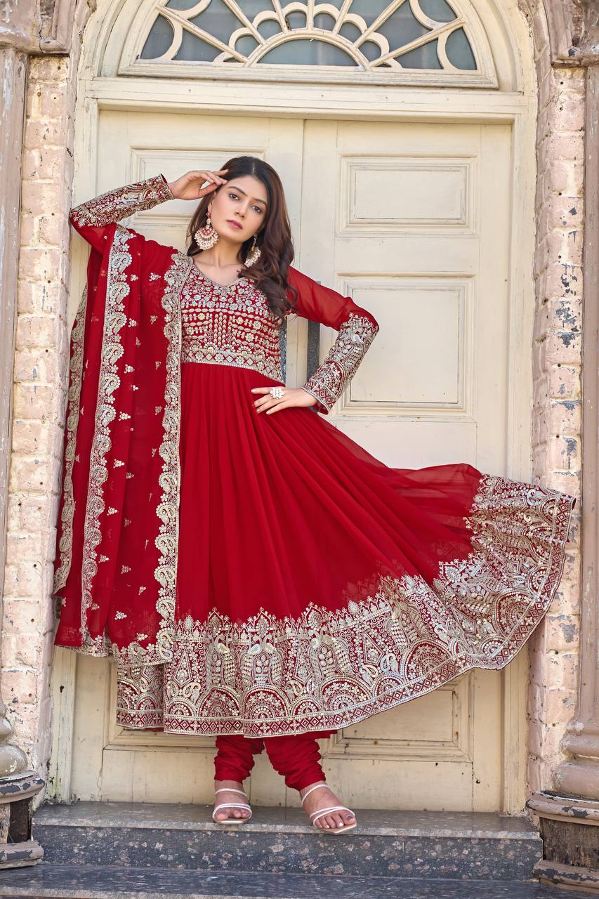 Lavanya -PD Anarkali Gown in Faux Georgette