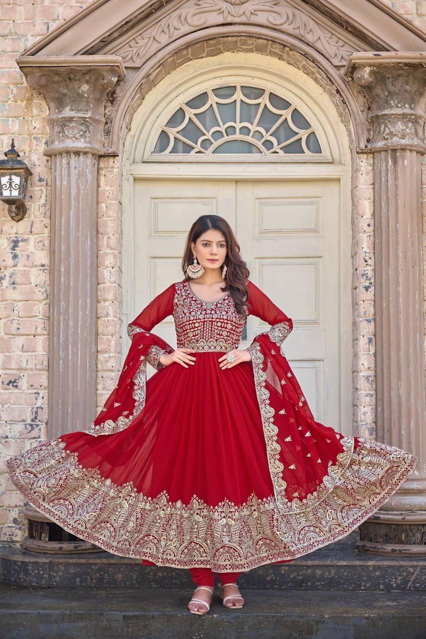 Lavanya -PD Anarkali Gown in Faux Georgette