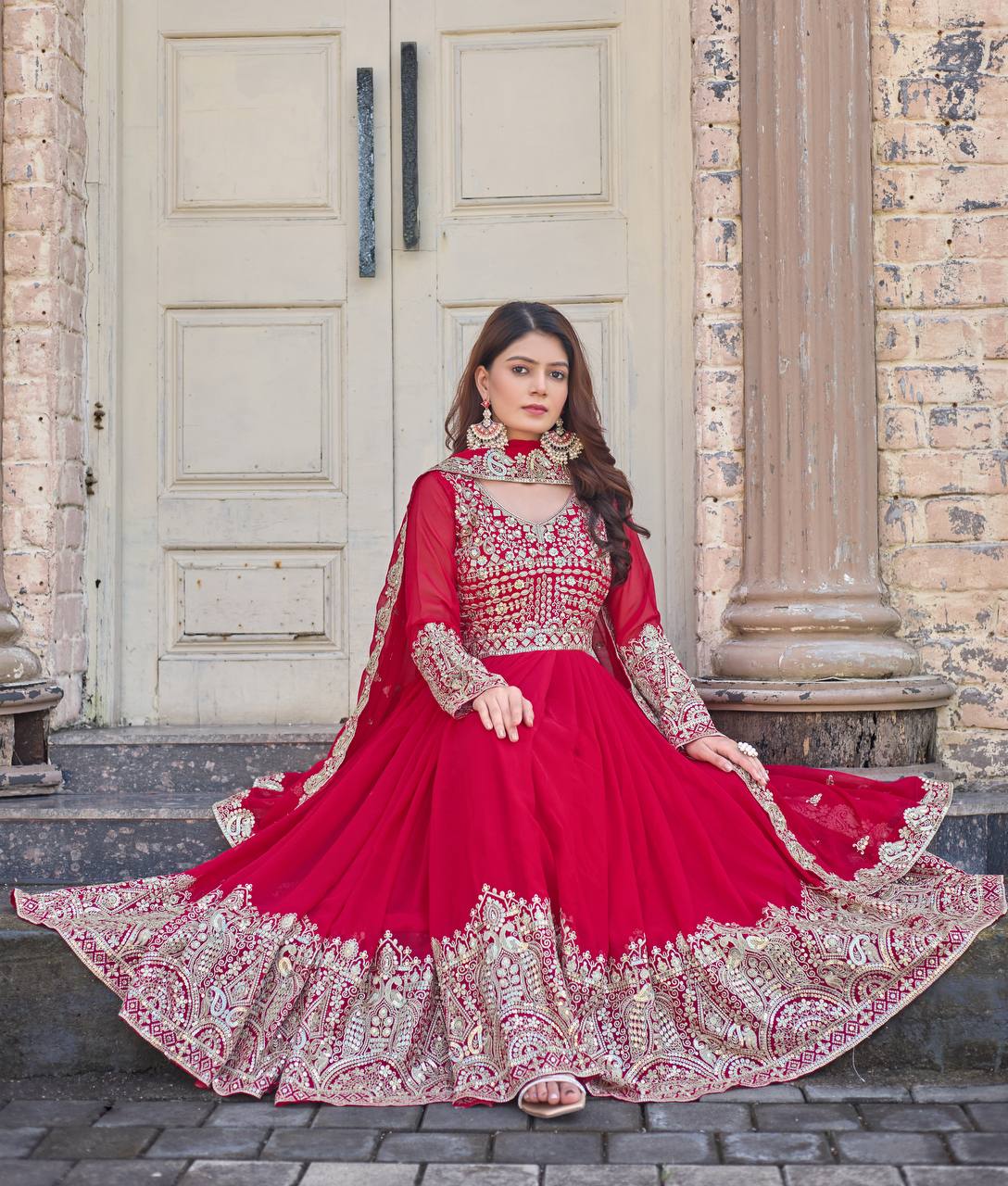 Lavanya -PD Anarkali Gown in Faux Georgette