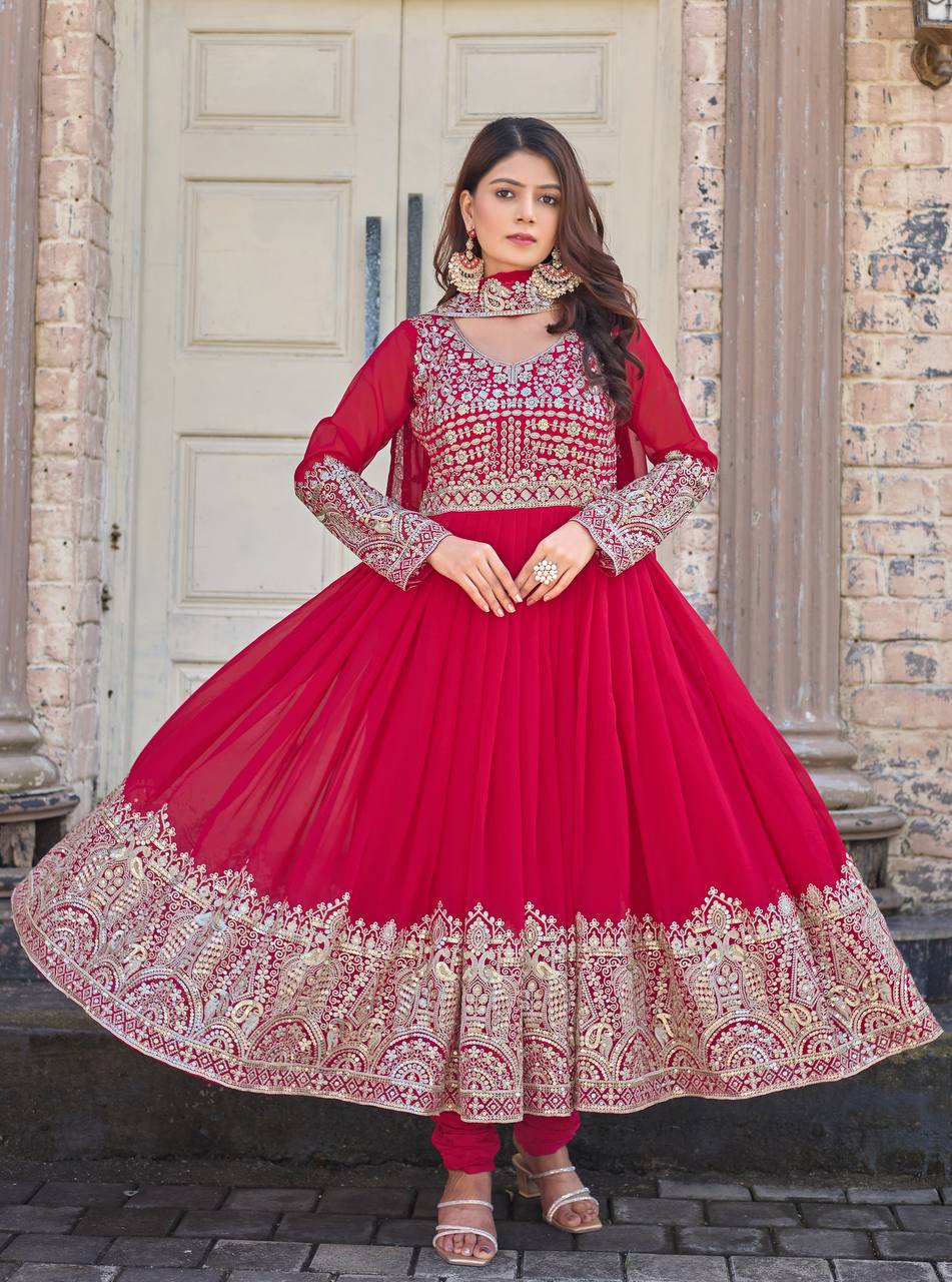 Lavanya -PD Anarkali Gown in Faux Georgette