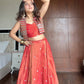 Santoshi -RT Lehenga Set in Rich Simmer Silk