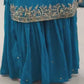 Exclusive Heavy Faux Georgette Sharara Ensemble with Embroidered Top and Dupatta