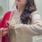 Elegant Pure Chinon Silk Top With Embroidery And Sequence Work Plazzo And Dupatta Ensemble