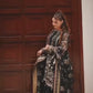 Exclusive Heavy Faux Georgette Ensemble with Sequin Embroidery and Fancy Latkan Border