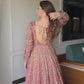 Ankita Embroidery Full Sleeve Gown Set with Coordinated Lehenga in Party Wear Style