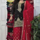 Elegant Pure Chinon Silk Top With Embroidery And Sequence Work Plazzo And Dupatta Ensemble